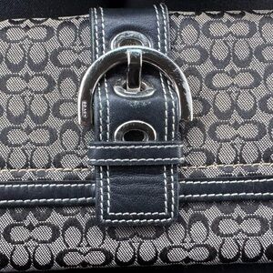 Coach Black and Gray Wallet
